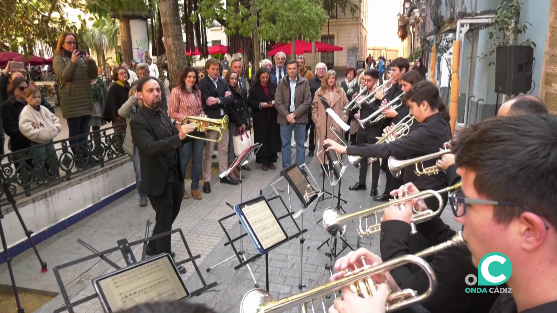 El acto contó con una intervención musical
