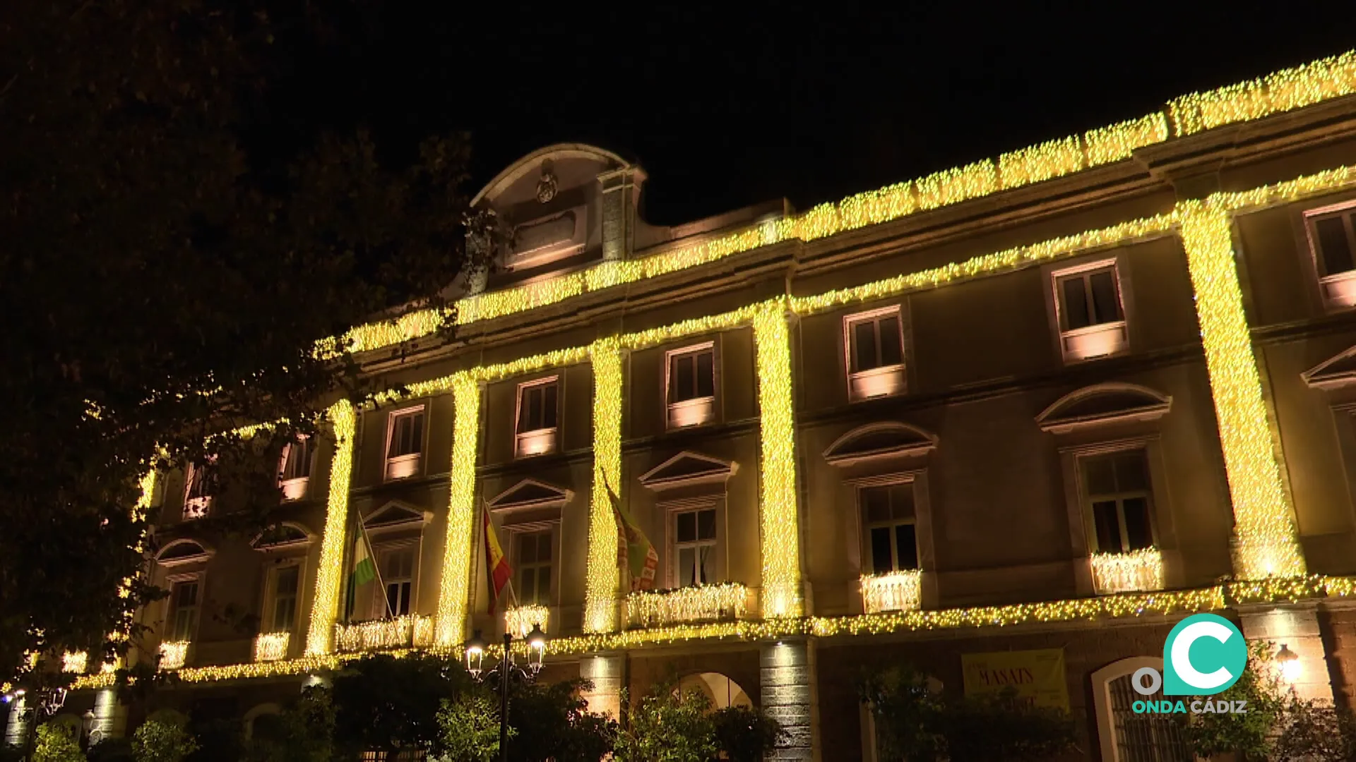 110.000 luces leds resaltarán la ornamentación del edificio durante las fiestas