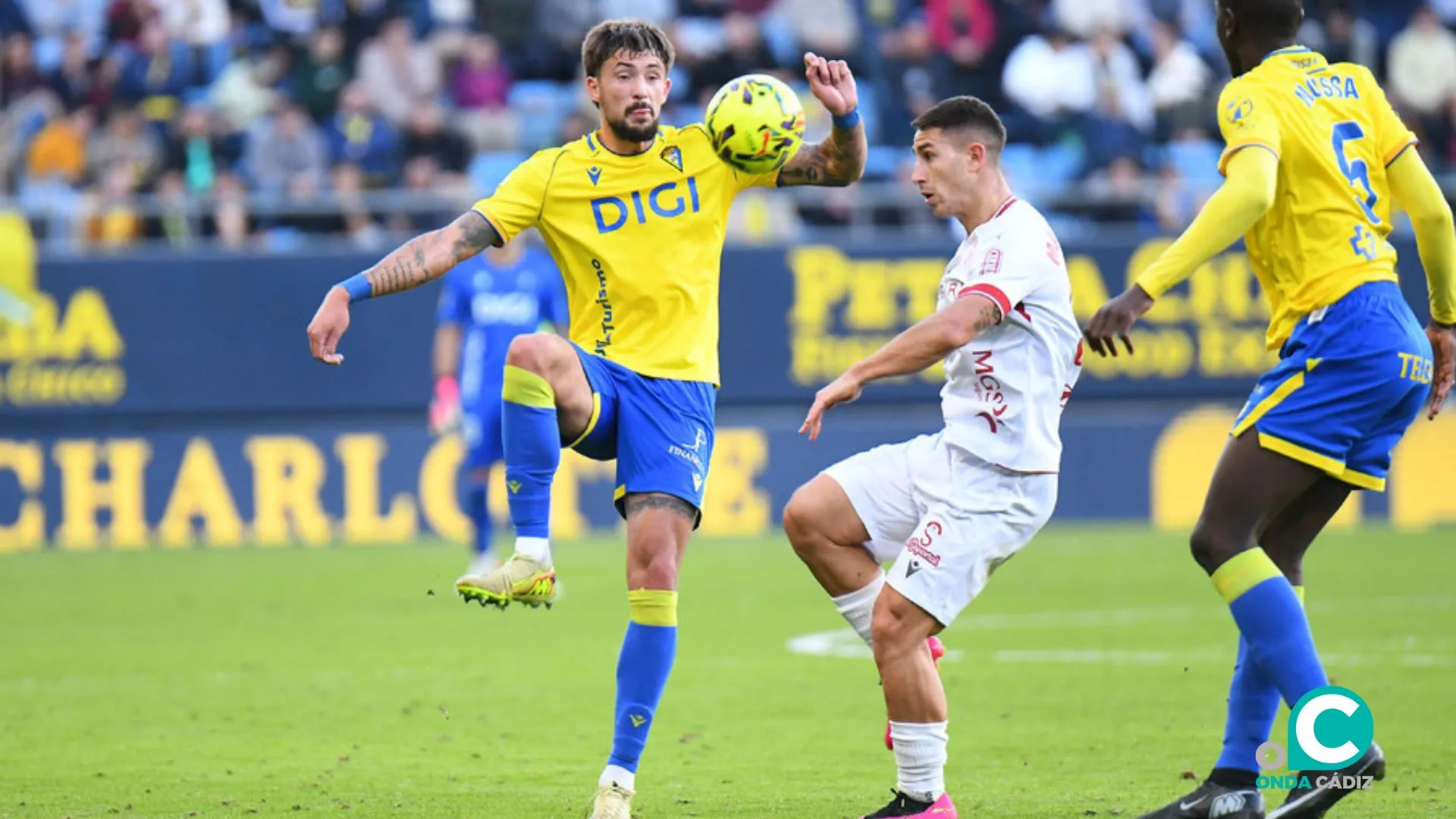 Kovacevic en el encuentro ante la Cultural y Deportiva Leonesa (Foto: Cádiz CF)