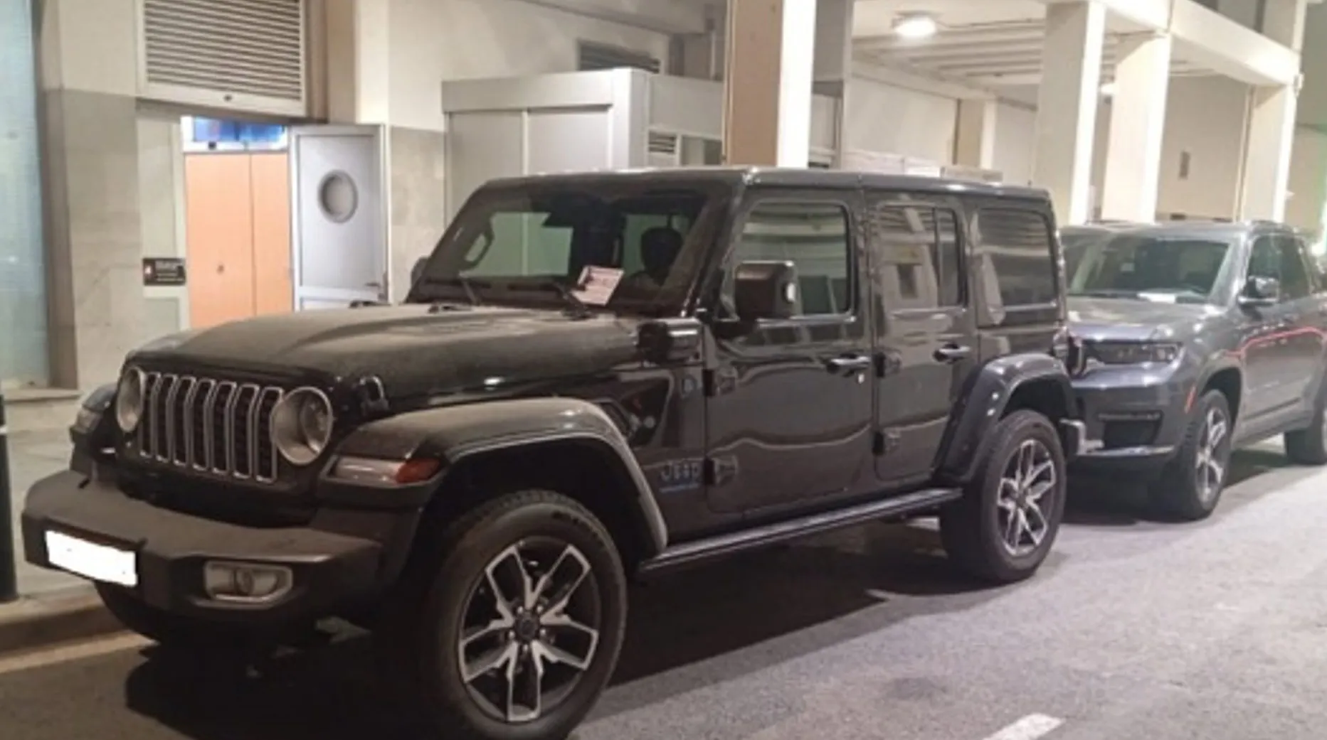 Alguno de los coches intervenidos por la Guardia Civil