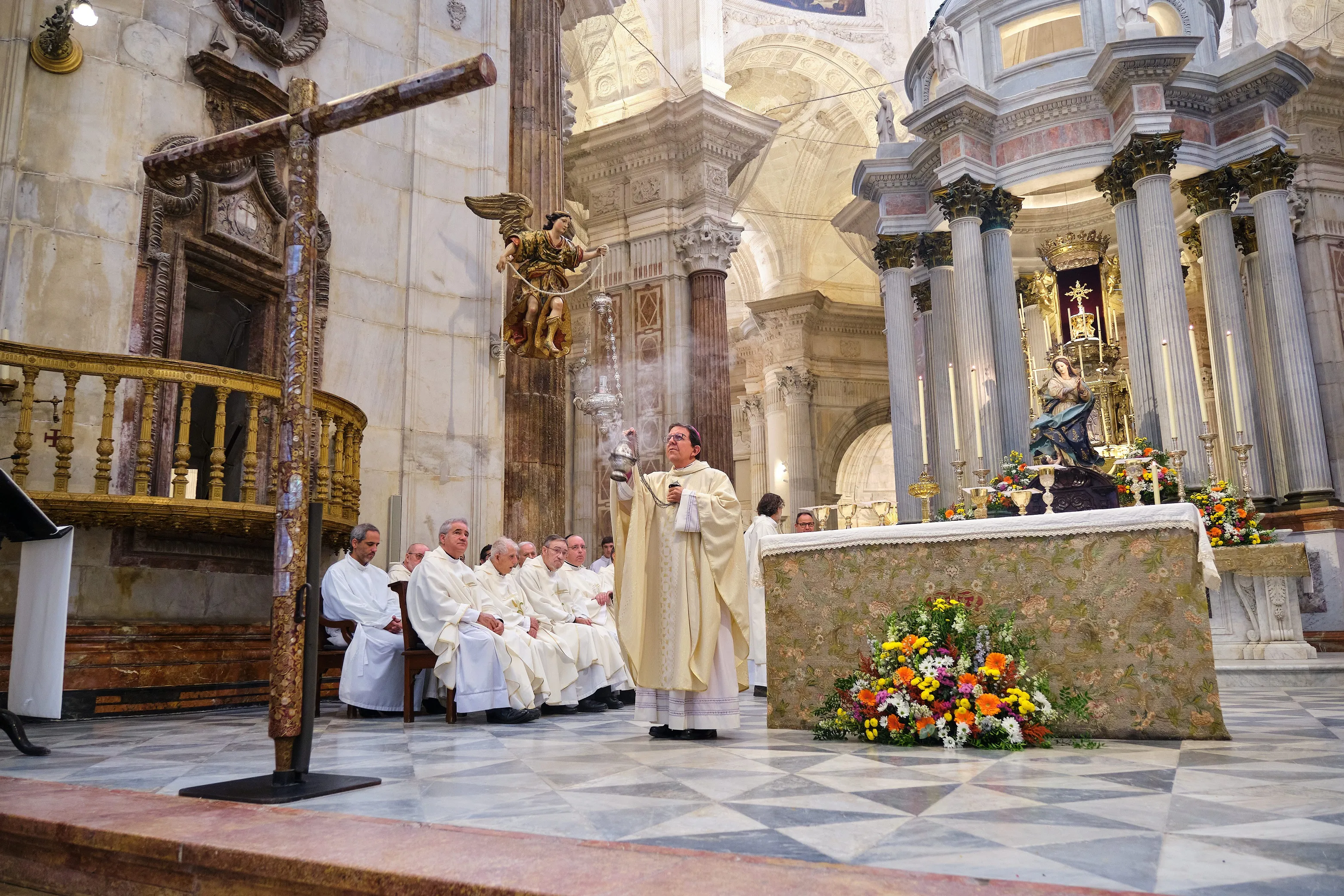 Un momento de la celebración en lel templo catedralicio del pasado sábado