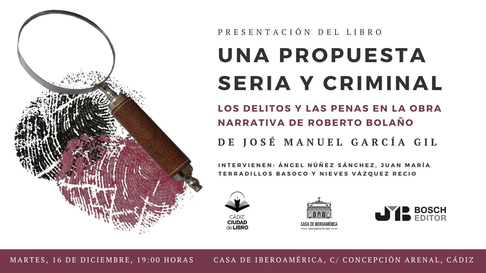 El libro se presenta el próximo martes 16 de diciembre en la Casa de Iberoamérica.