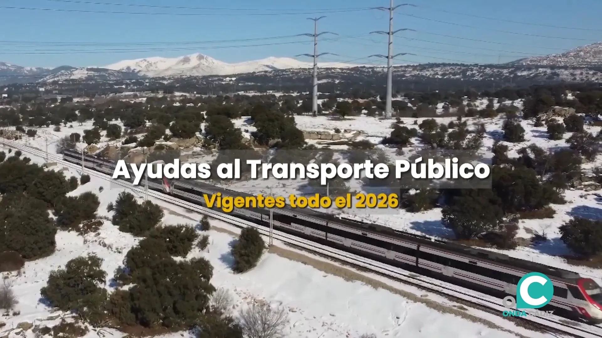 Ayudas al transporte público desde el 1 de enero de 2026.