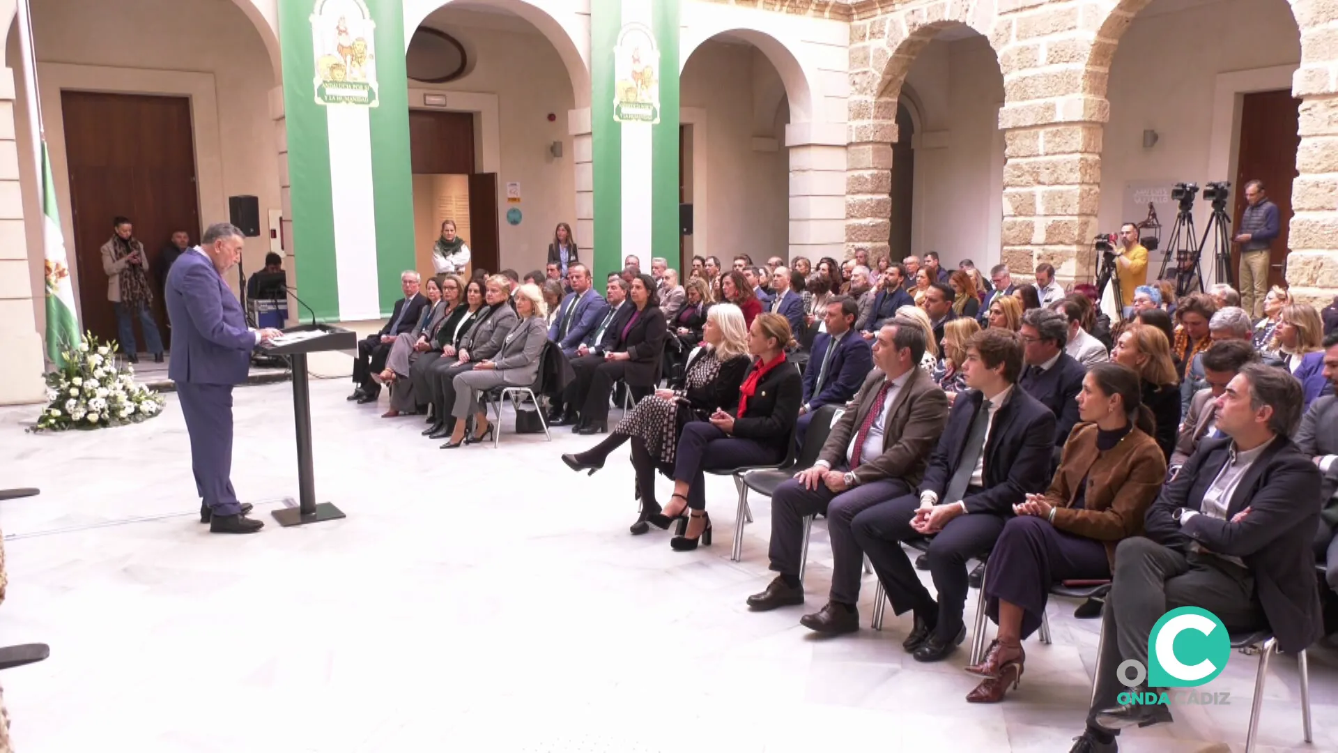 Jesús Maeso durante su intervención en la ceremonia