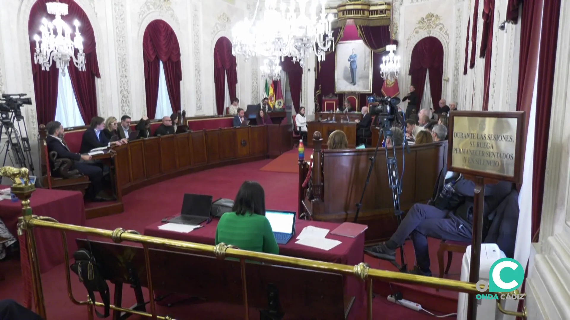 Imagen de la sesión municipal celebrada este jueves