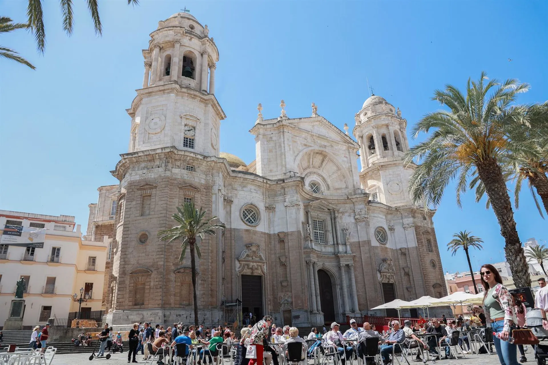 Imagen del templo catedralicio en la capital gaditana