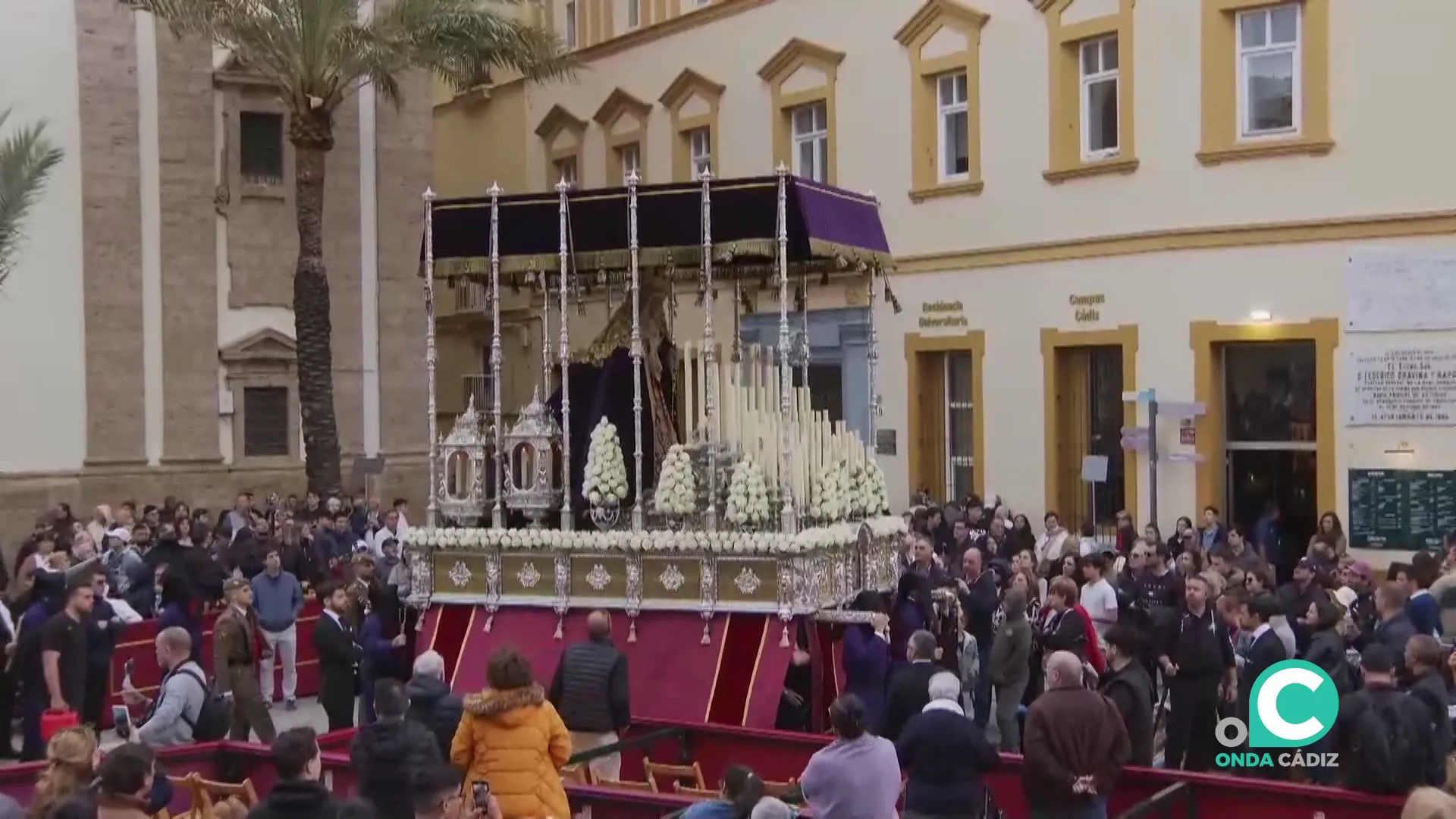 Palcos en la plaza de la Catedral 
