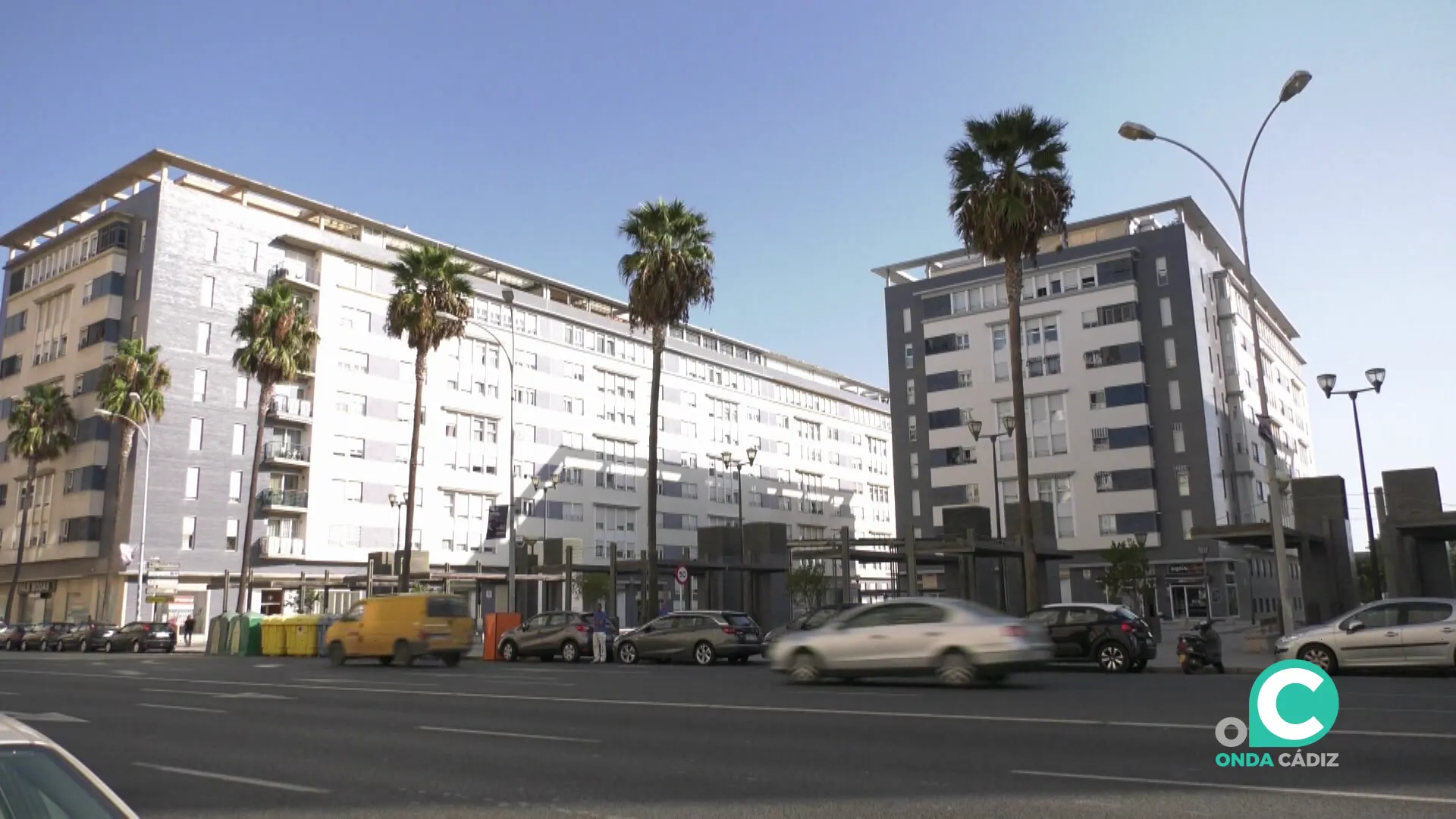 Edificios en la capital gaditana