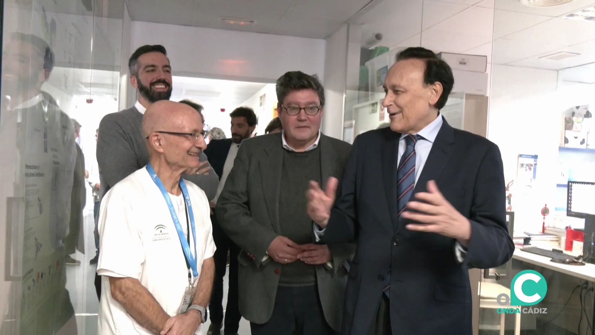 Un momento del encuentro en la sede del Instituto de Investigación e Innovación Biomédica de Cádiz
