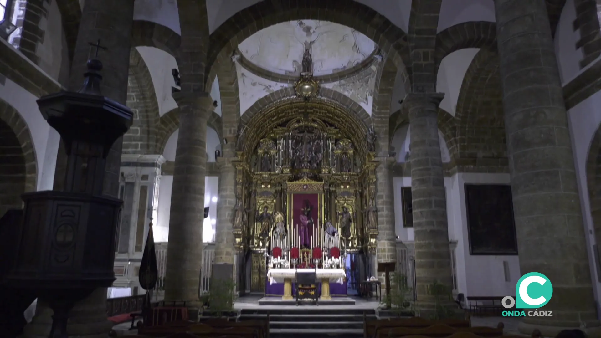 Interior de la Catedral Vieja actualmente clausurada