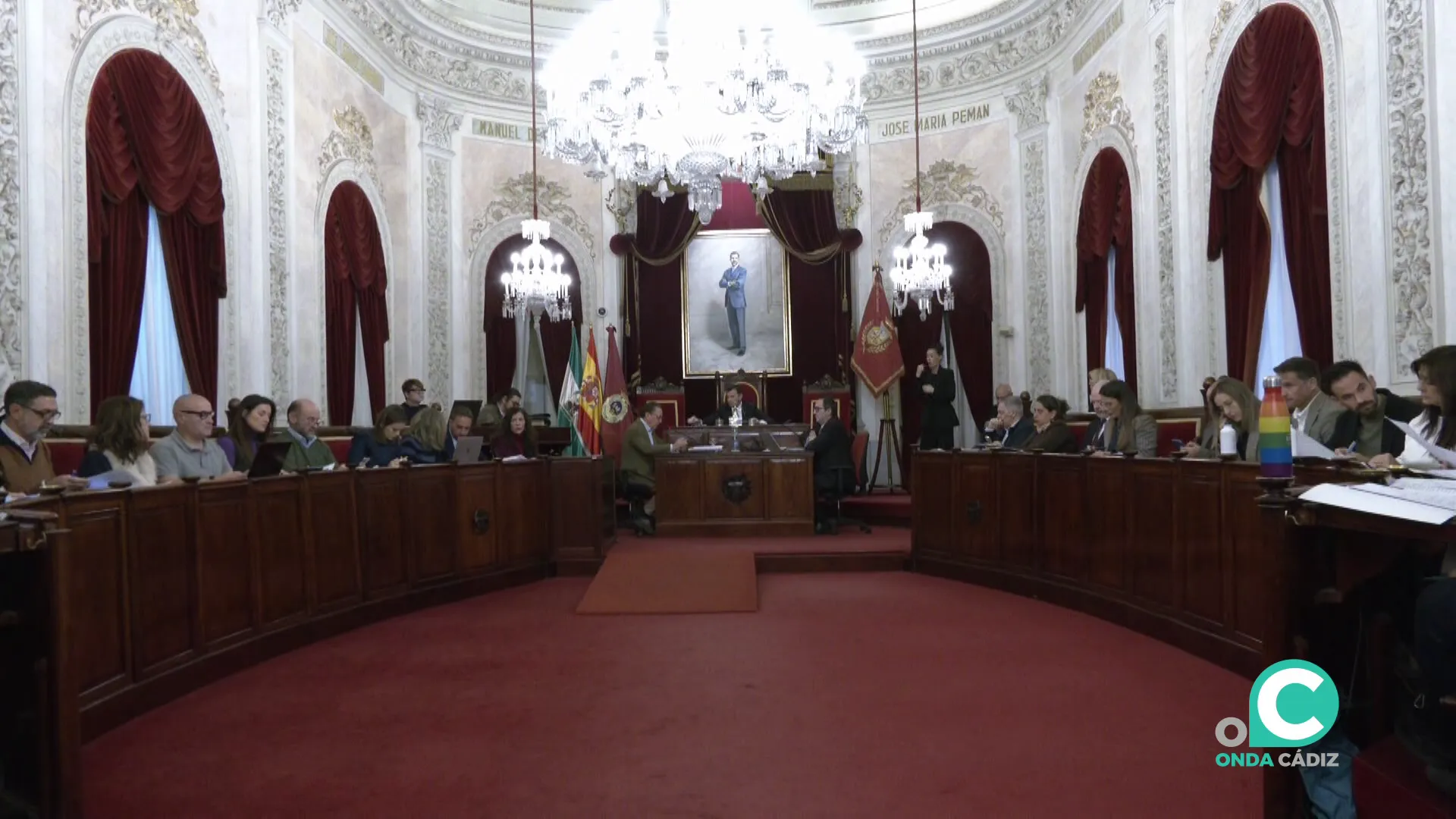 Pleno del Ayuntamiento de Cádiz