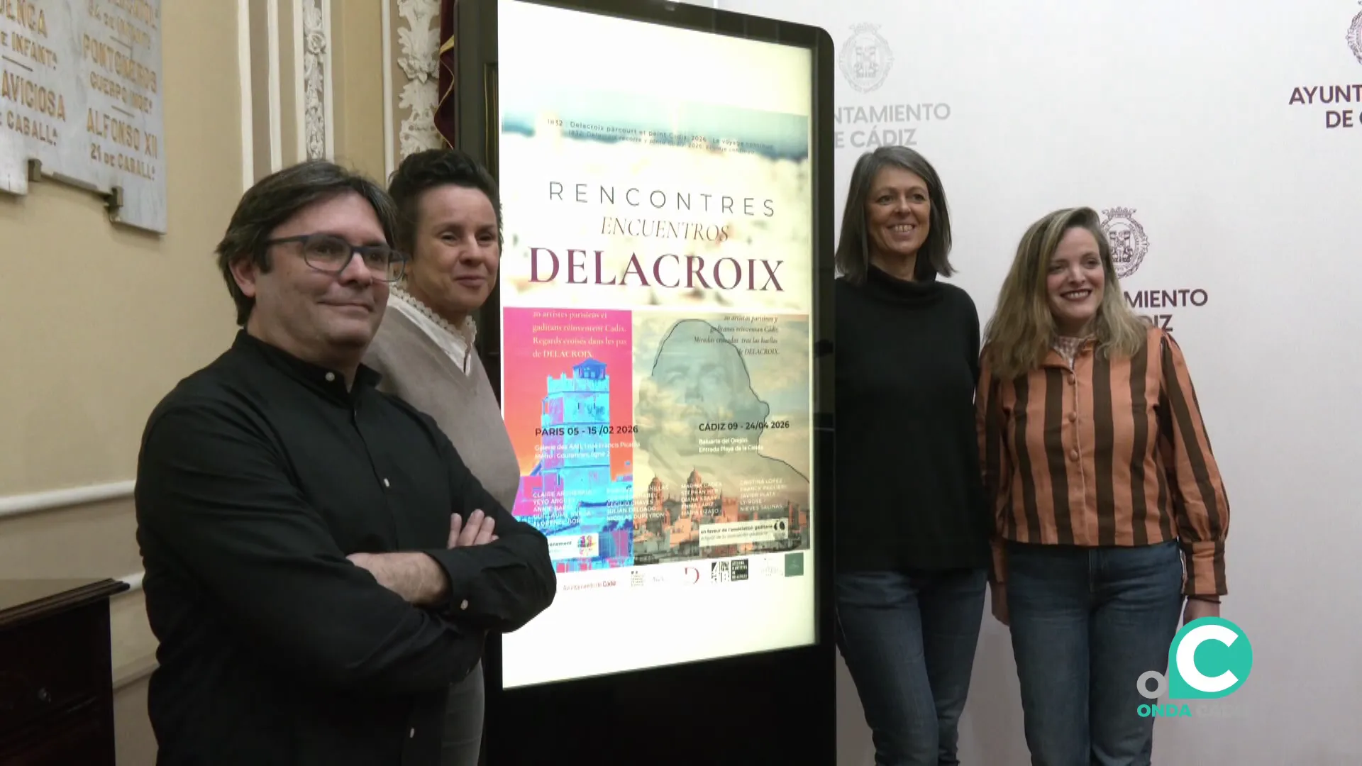 La presentación efectuada en el Ayuntamiento de Cádiz