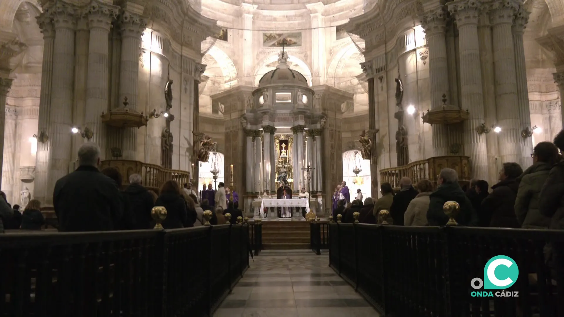 Un momento de la ceremonia en el templo catedralicio el pasado martes