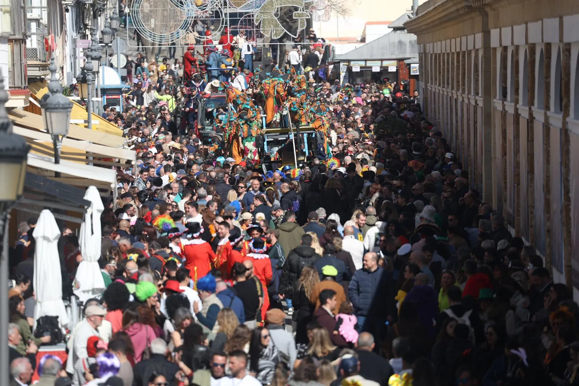 Imágenes del Carrusel de Coros del Carnaval de Cádiz. A 15 de febrero de 2026 en Cádiz,