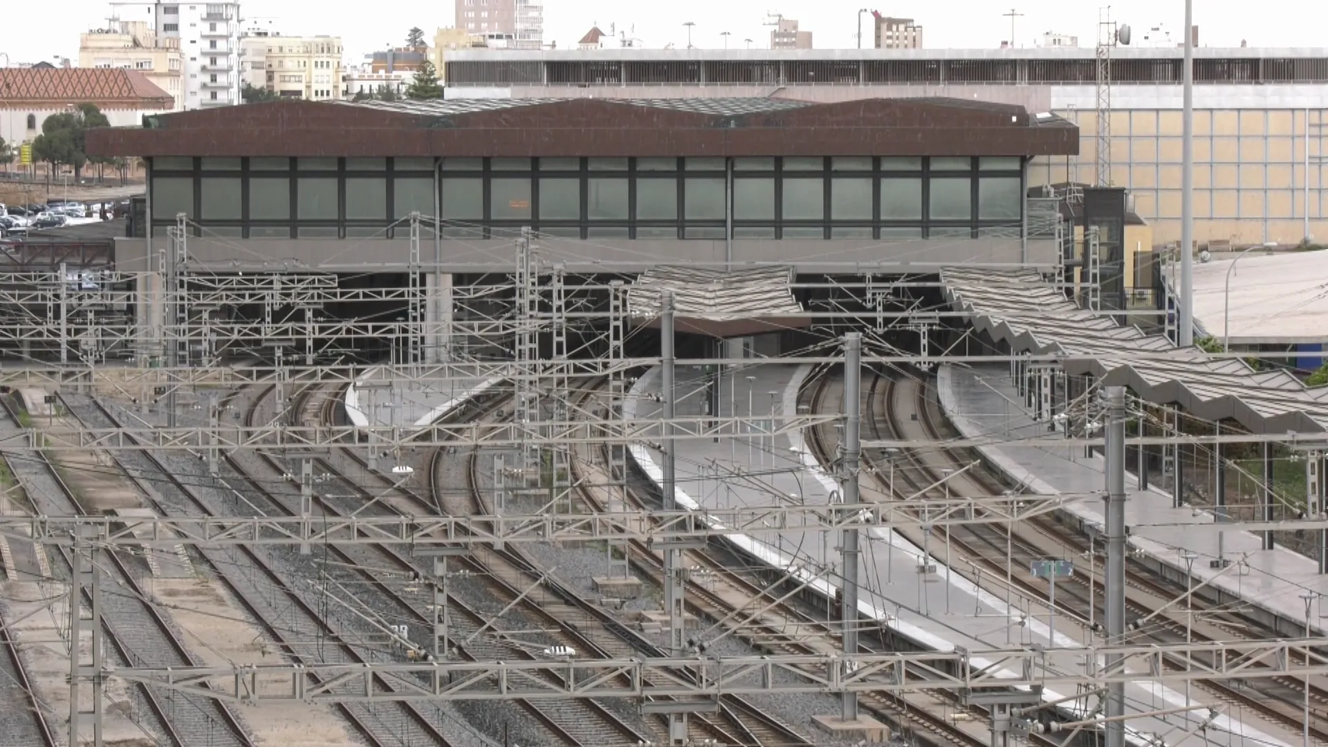 La estación de Cádz ha reducido la actividad por la situación de inestabilidad 