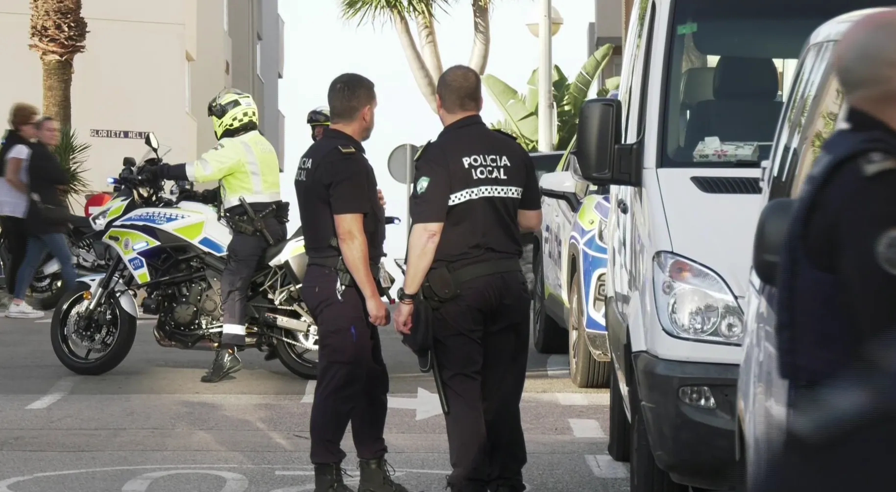 Agentes de la Polcía Local en una imagen de archivo