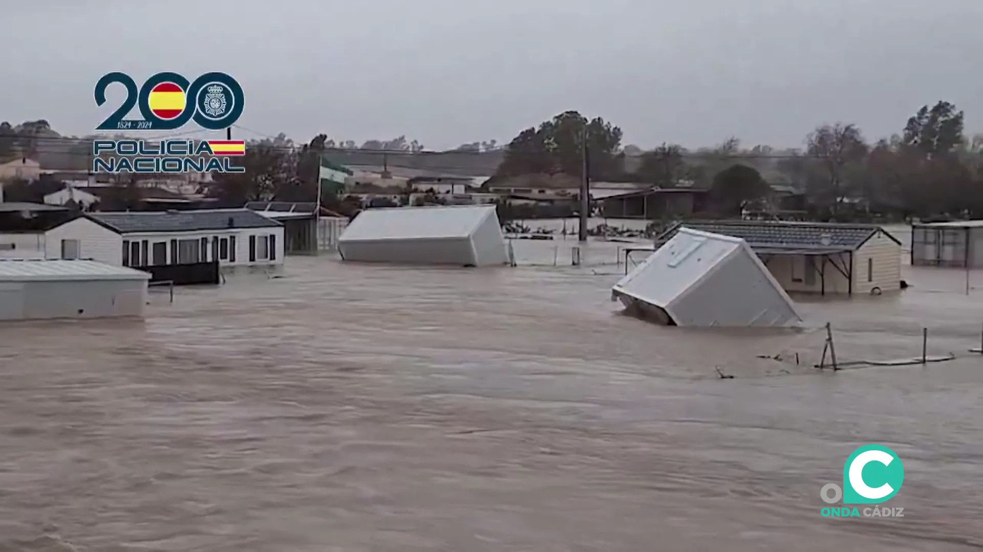 Efectos de la inundación a consecuencia de las abundantes lluvias