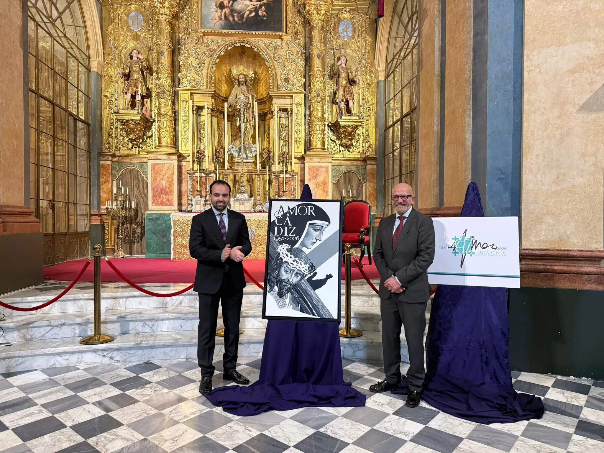 Imagen de la presentación del cartel, obra de Francisco Rovira 