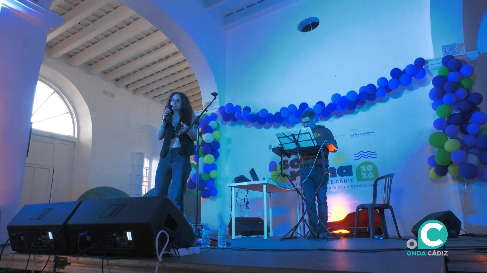 La poeta gaditana Marta Dylan en el Festival Feminista Sororama 2026.