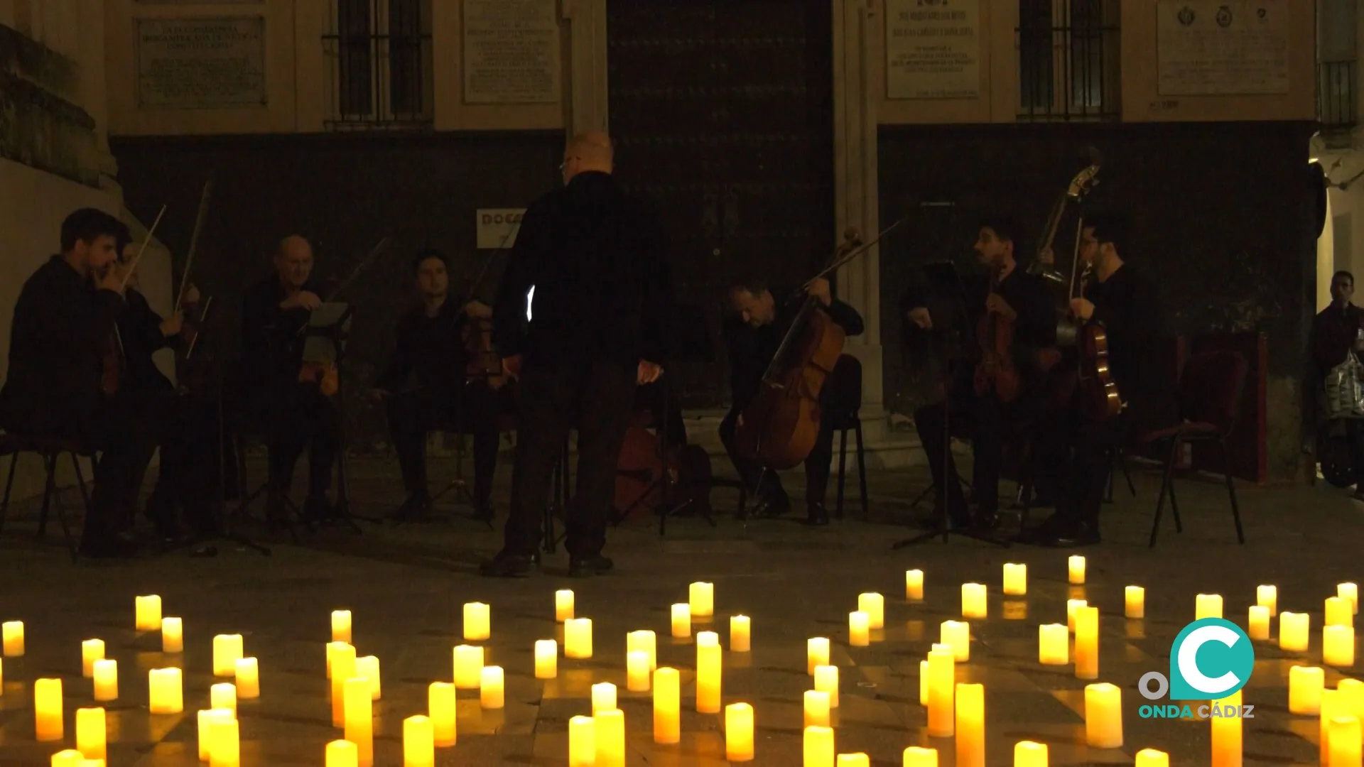 Concierto de la Camerata L'Istesso Tempo en la explanada del Oratorio de San Felipe Neri.