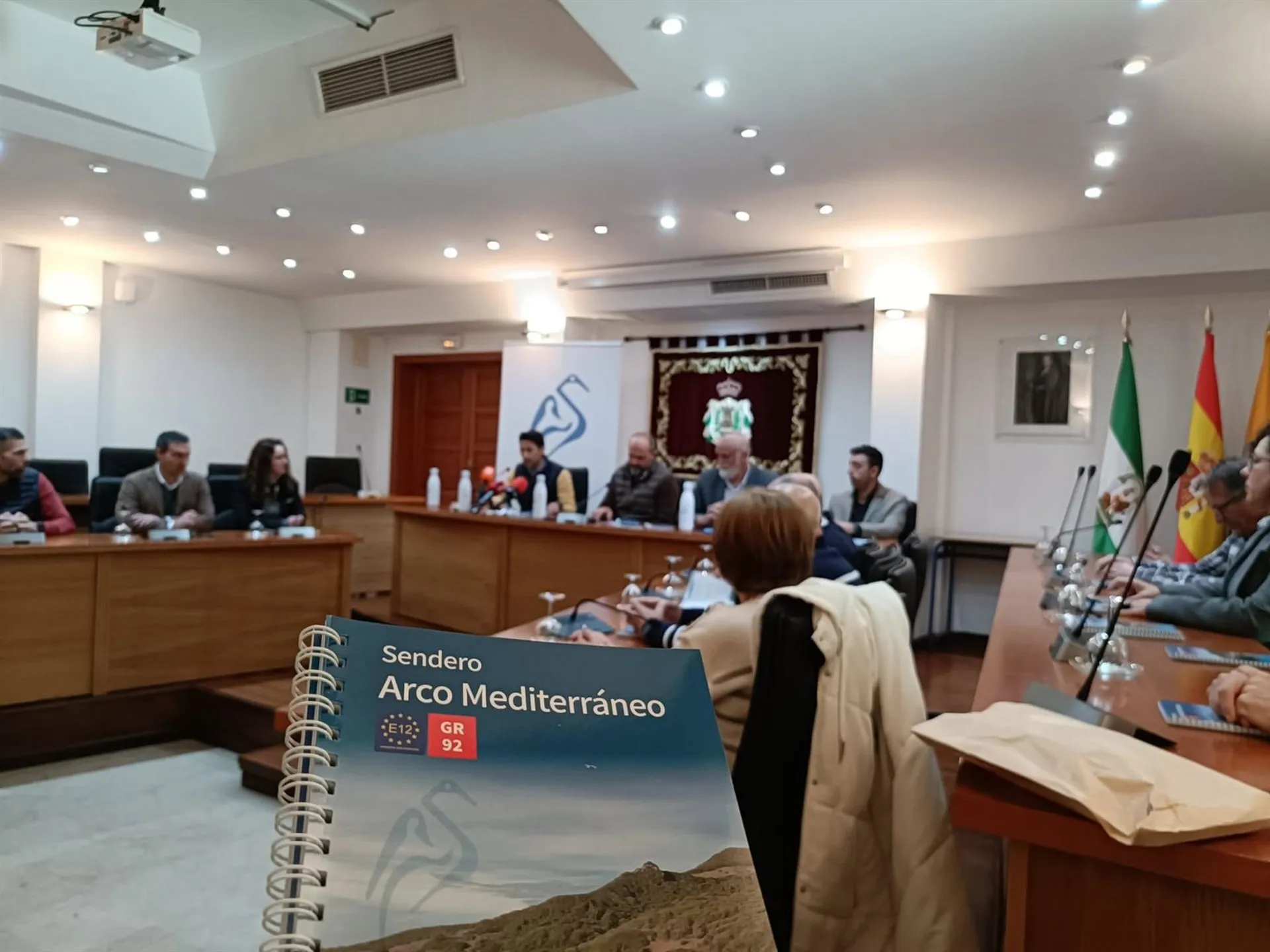 Presentación del GR-92 'Arco Mediterráneo', un sendero de larga distancia que comienza en Tarifa y finaliza en Croacia.