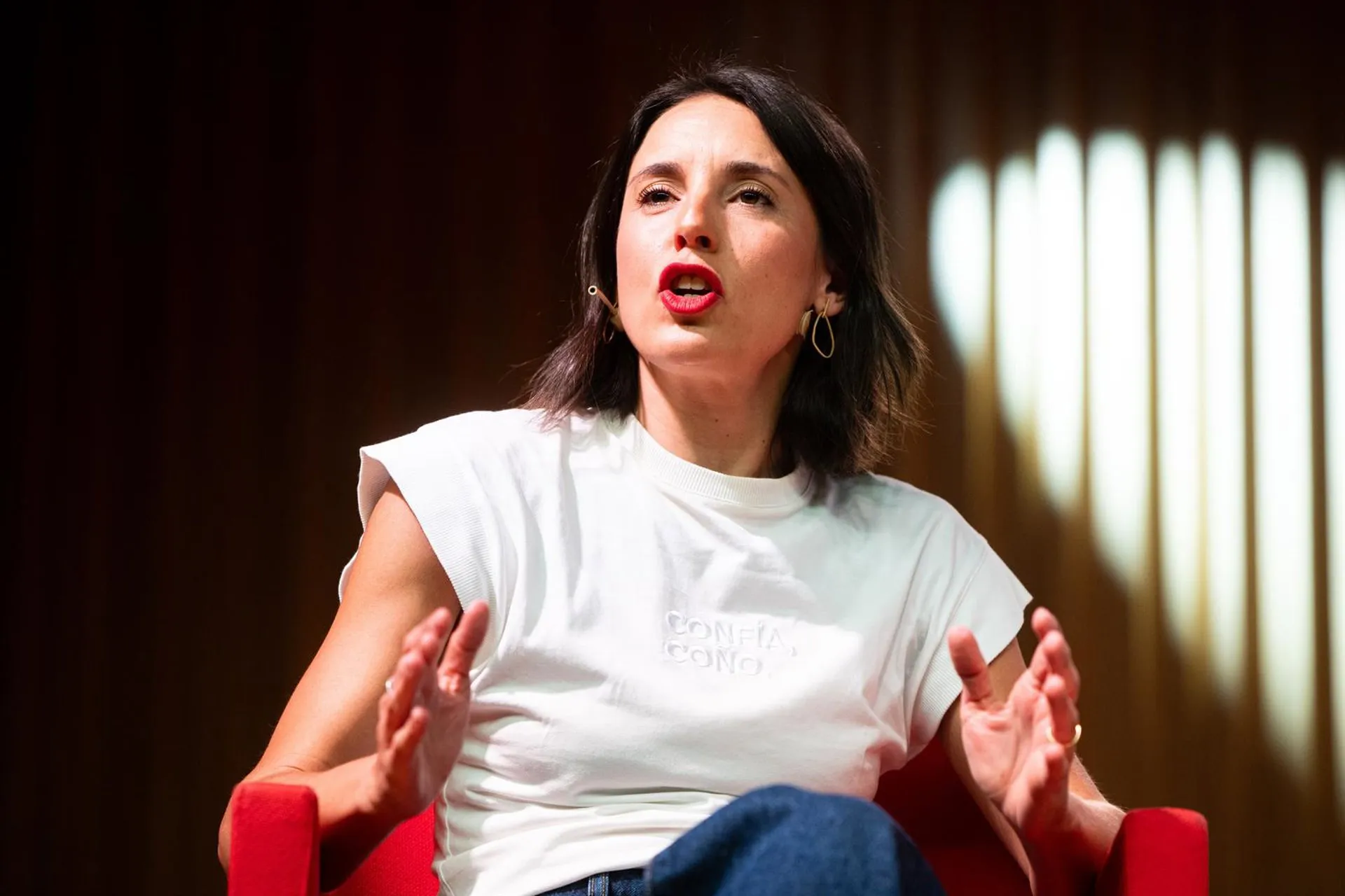 Una foto de archivo de Irene Montero.