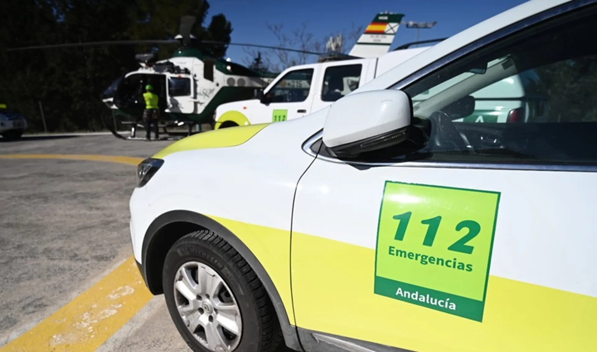 Vehículo del 112 en una imagen de archivo