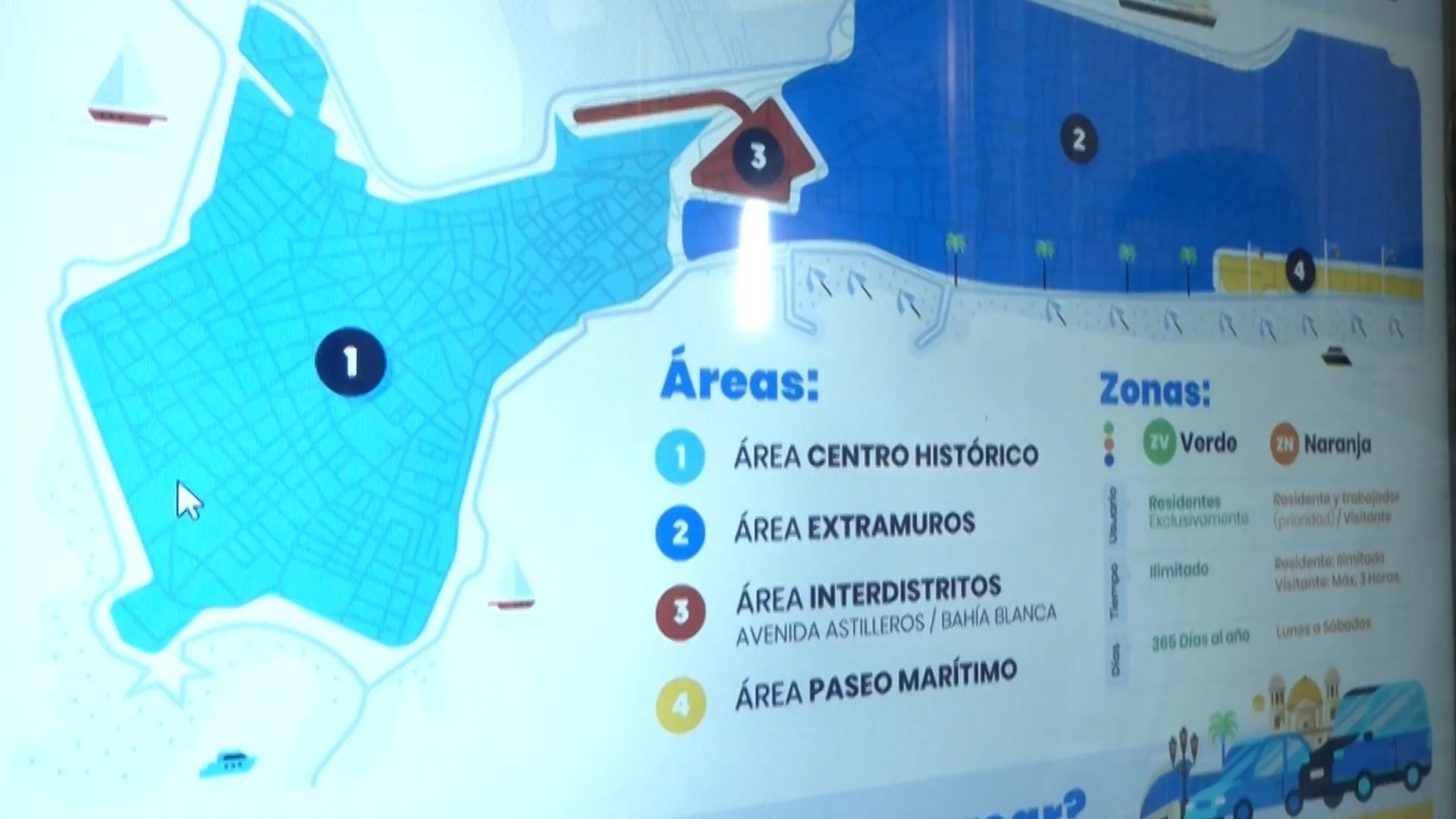 Este miércoles entran en vigor las nuevas zonas de aparcamientos regulados de Cádiz