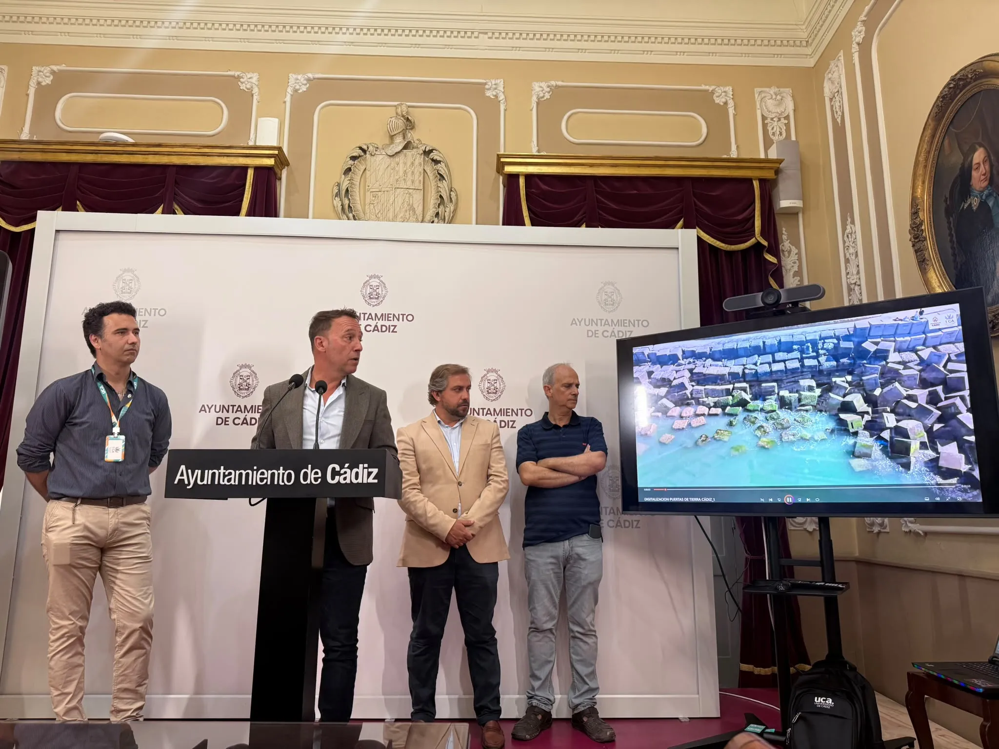 Este trabajo pionero permitirá al Ayuntamiento actuar en la zonas más dañadas del monumento