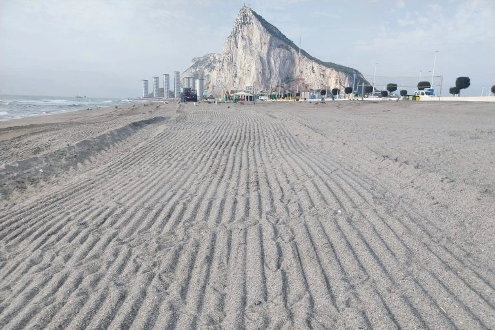 Playa de Santa Bárbara en la localidad gaditana