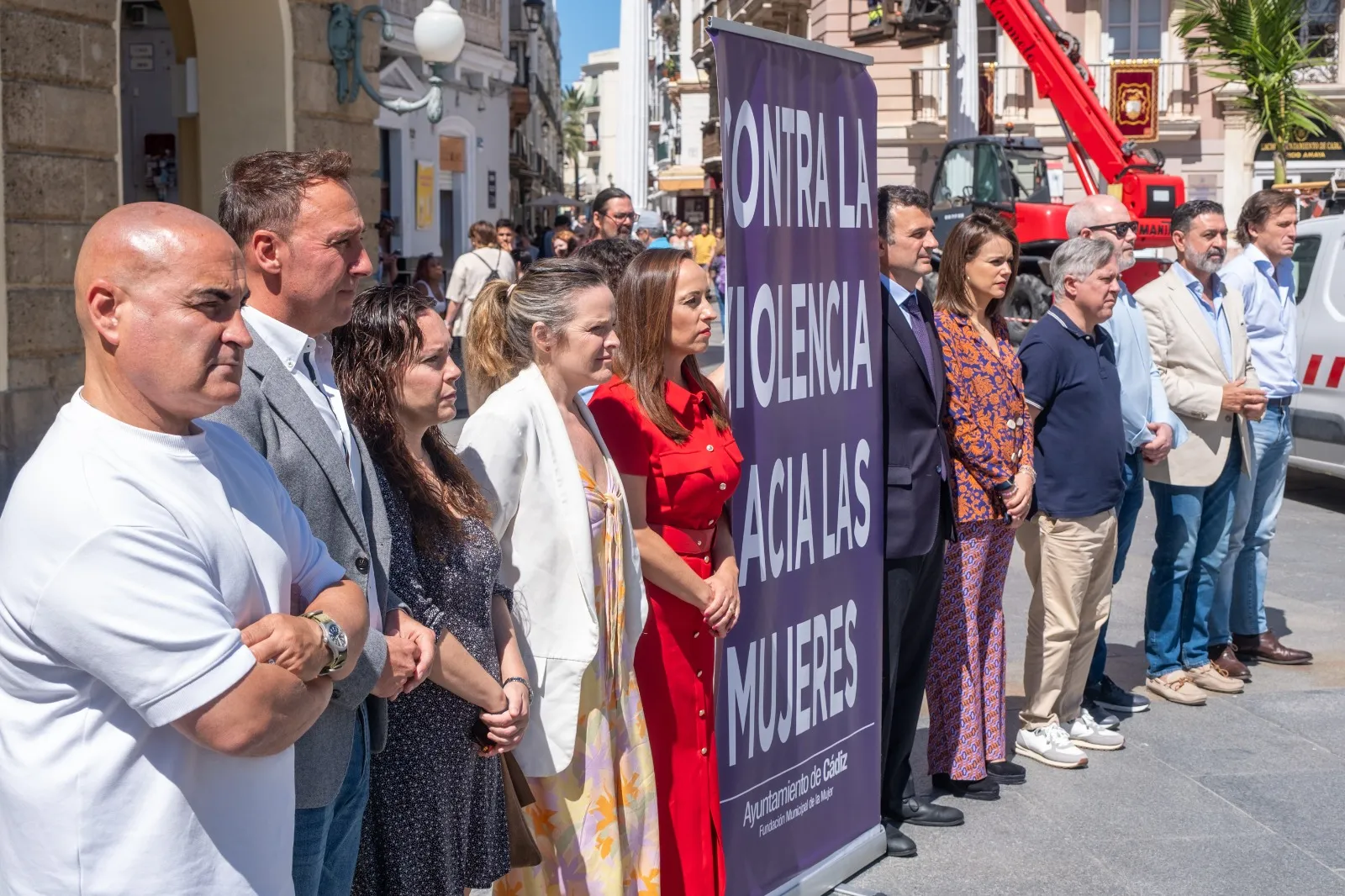 Un momento de la convocatoria en la plaza de San Juan de Dios
