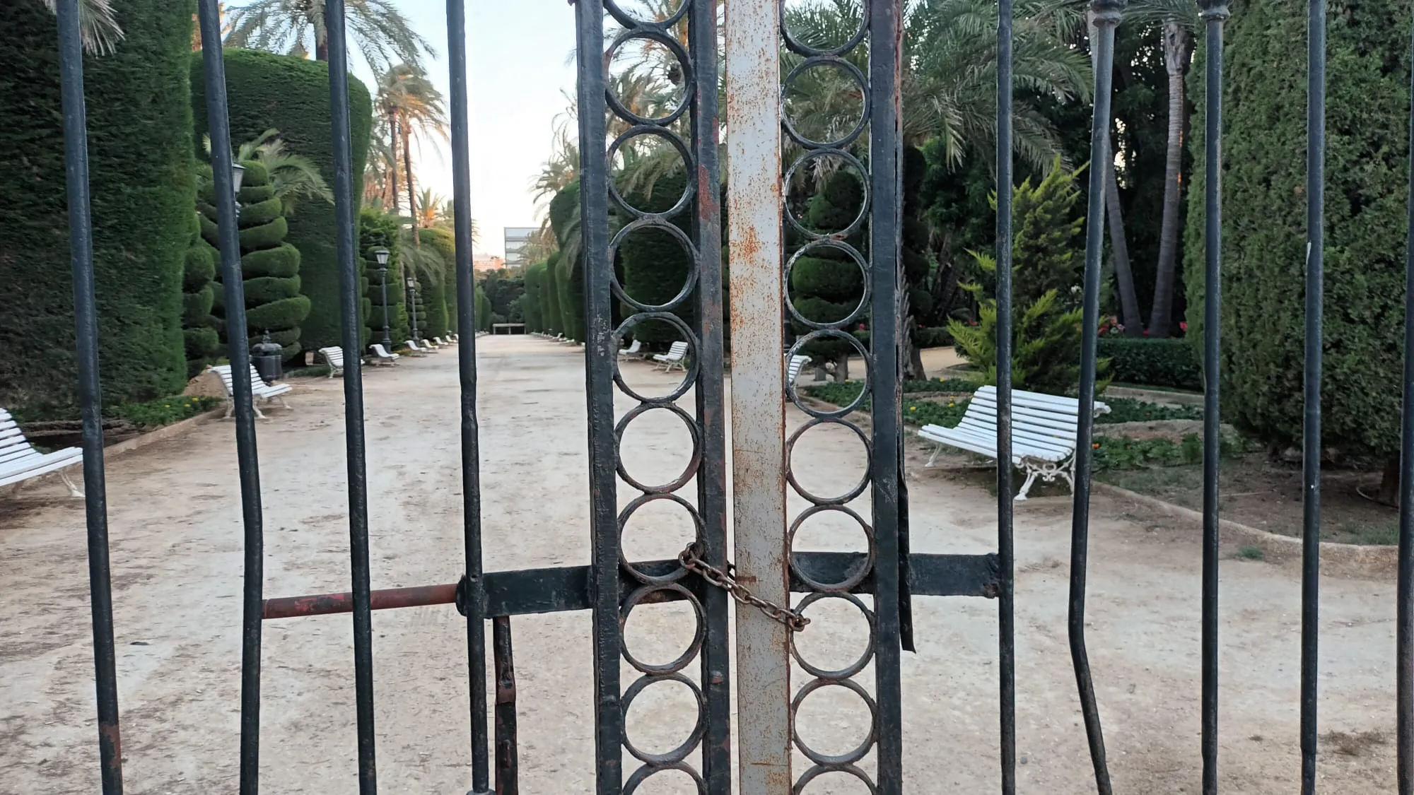 Parque Genovés cerrado durante esta semana como medida de precaución