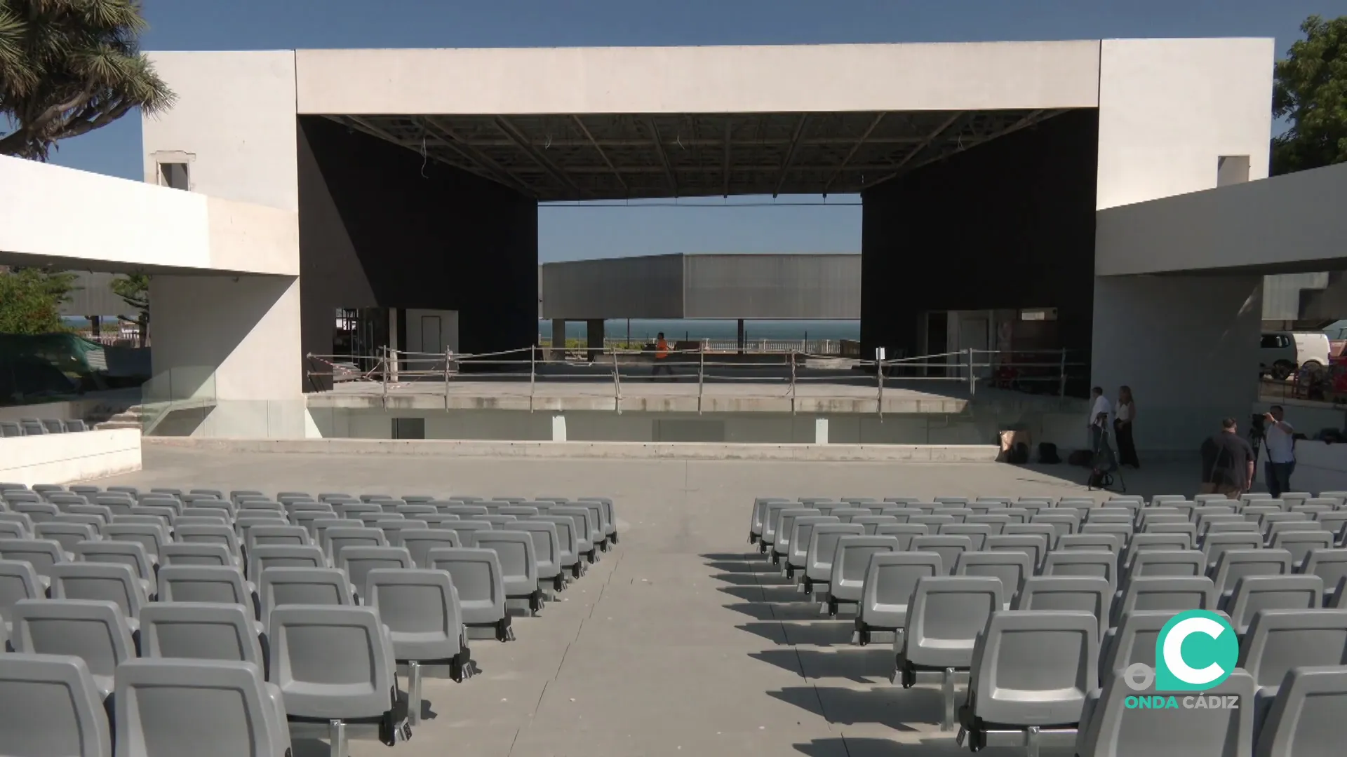 Imagen del Teatro en el parque Genovés en una iamgen recciente