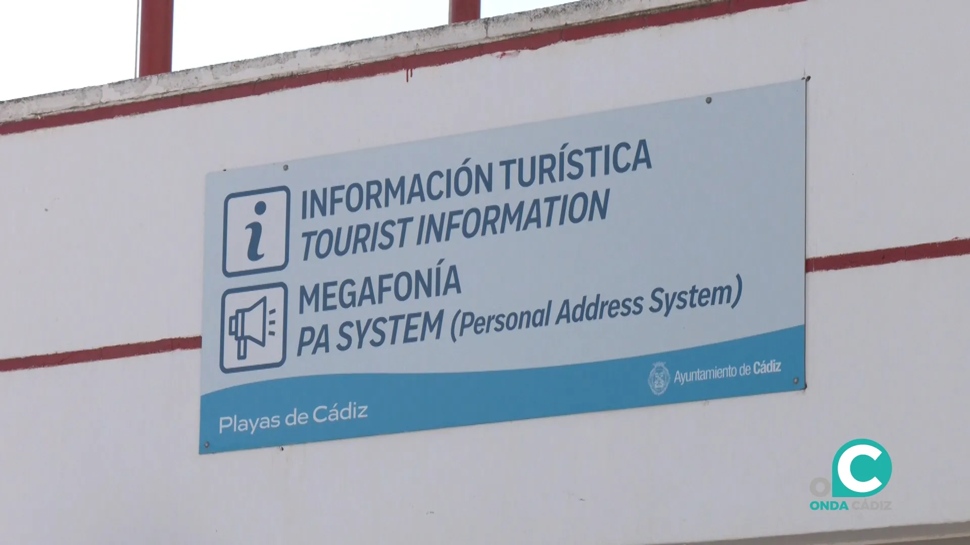 Una imagen del módulo central de la playa Victoria.