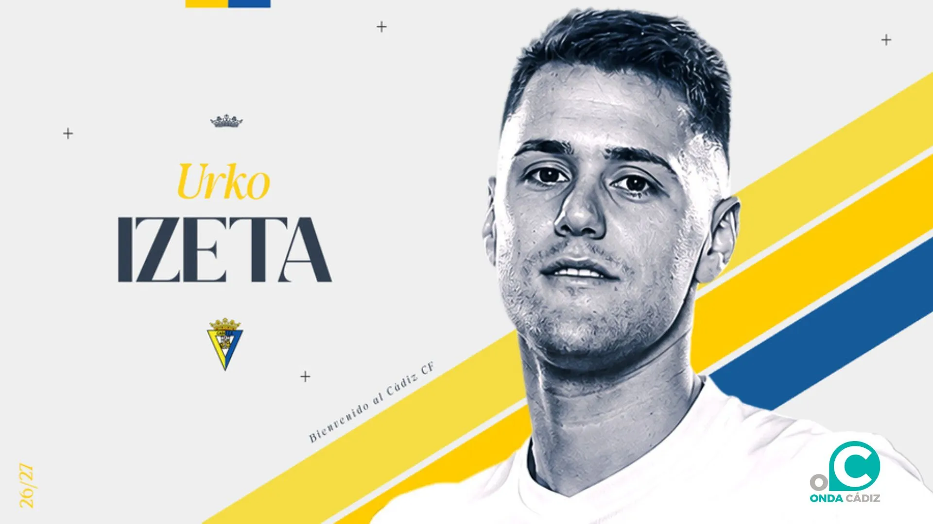 Izeta vestirá de amarillo (Foto: Cádiz CF)