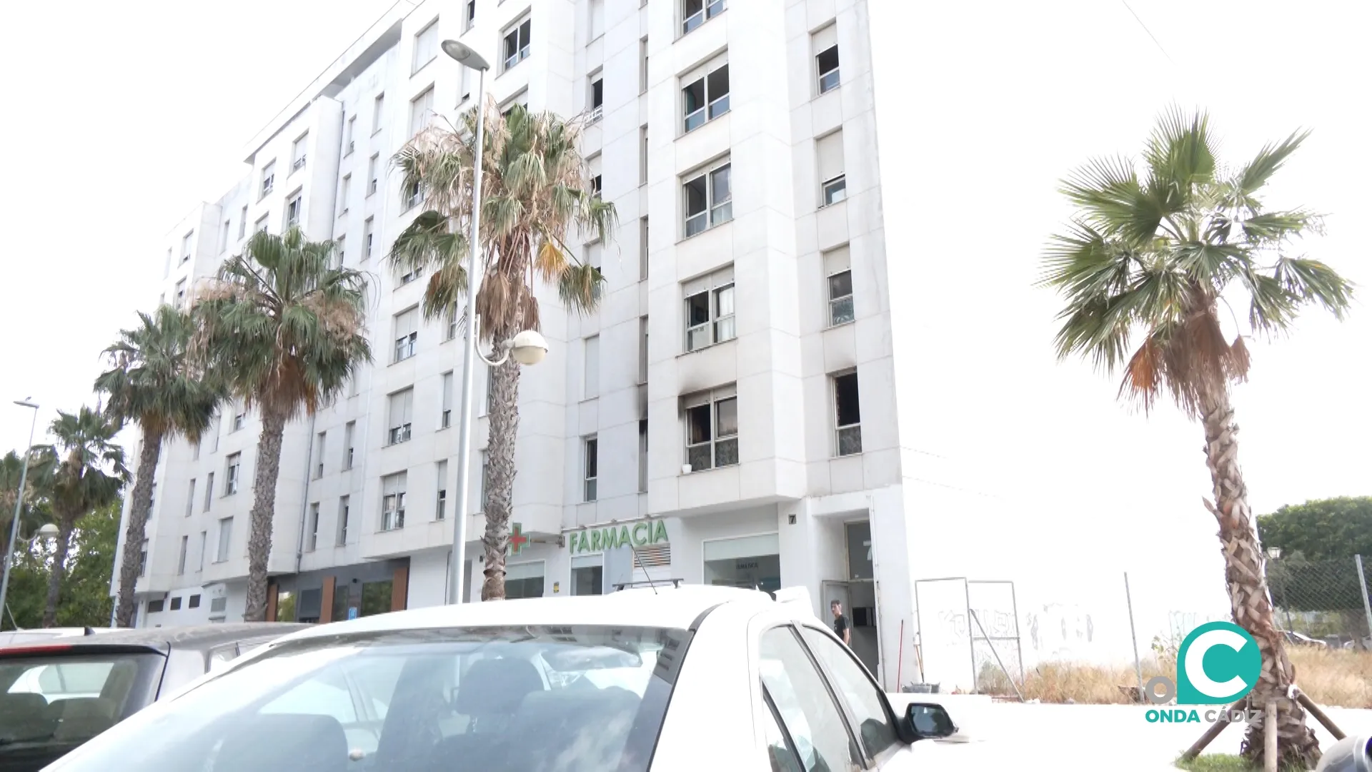 Imagen vivienda calcinada en Nelson Mandela 