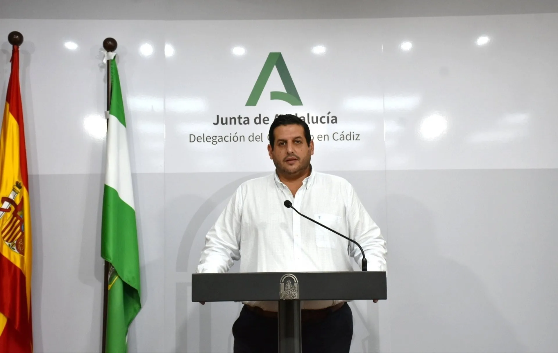 Jorge Vázquez durante una rueda de prensa en una imagen de archivo