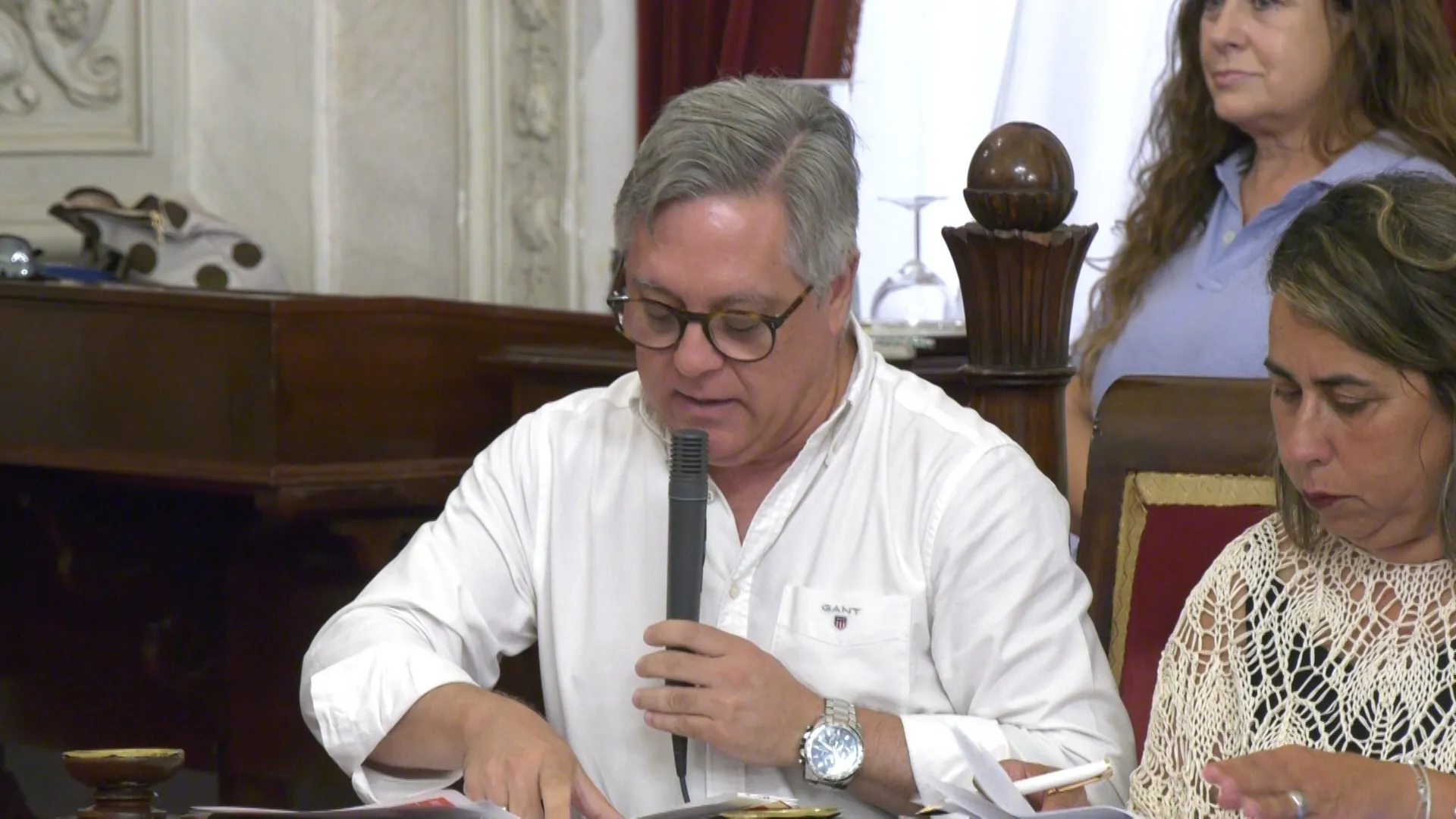 El portavoz del PSOE de Cádiz, Óscar Torres 