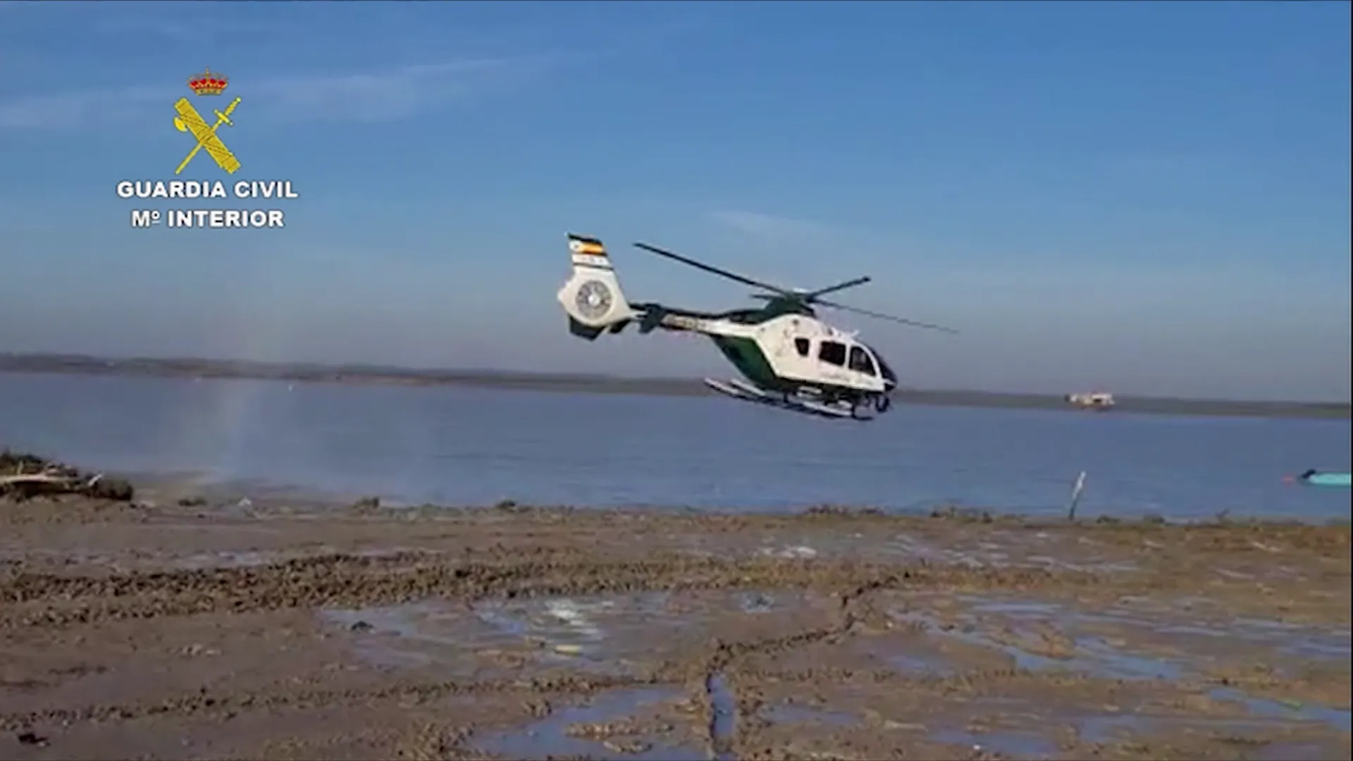 Helicóptero de la Guardia Civil en labores de vigilancia en una imagen de archivo