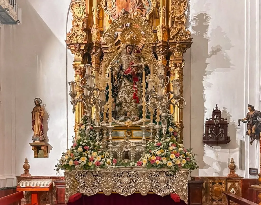 La imagen visitará a las Hermandas de la Cruz y pasará por calles cercanas al templo castrense