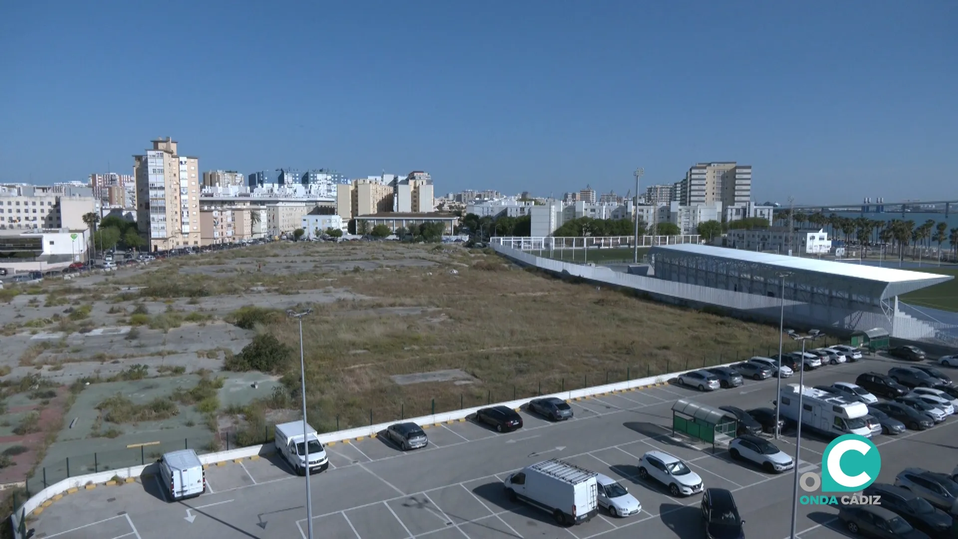 El solar donde irá ubicado el nuevo hospital.
